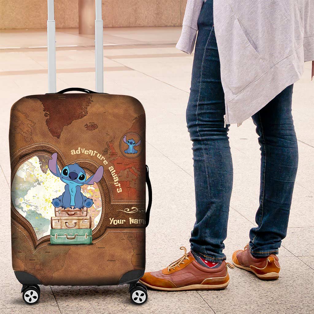 Adventure Awaits - Personalized Ohana Luggage Cover