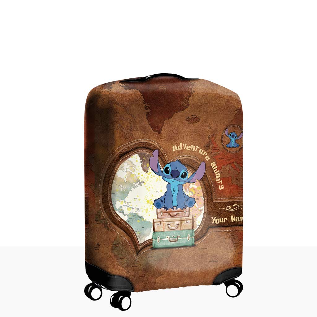 Adventure Awaits - Personalized Ohana Luggage Cover