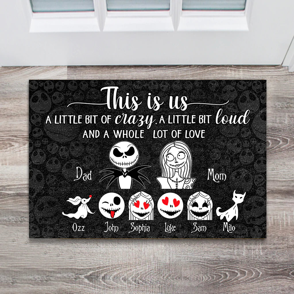 This Is Us - Personalized Nightmare Doormat