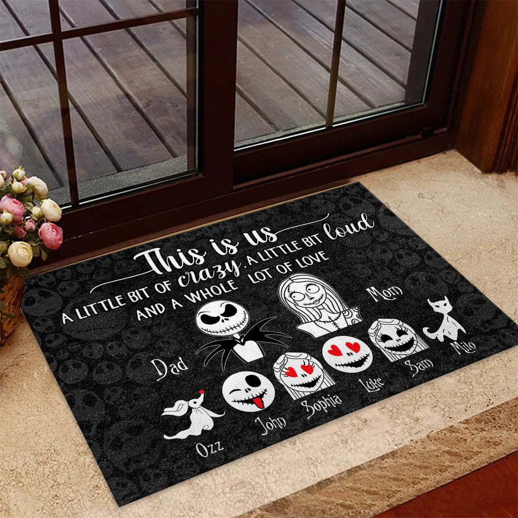 This Is Us - Personalized Nightmare Doormat