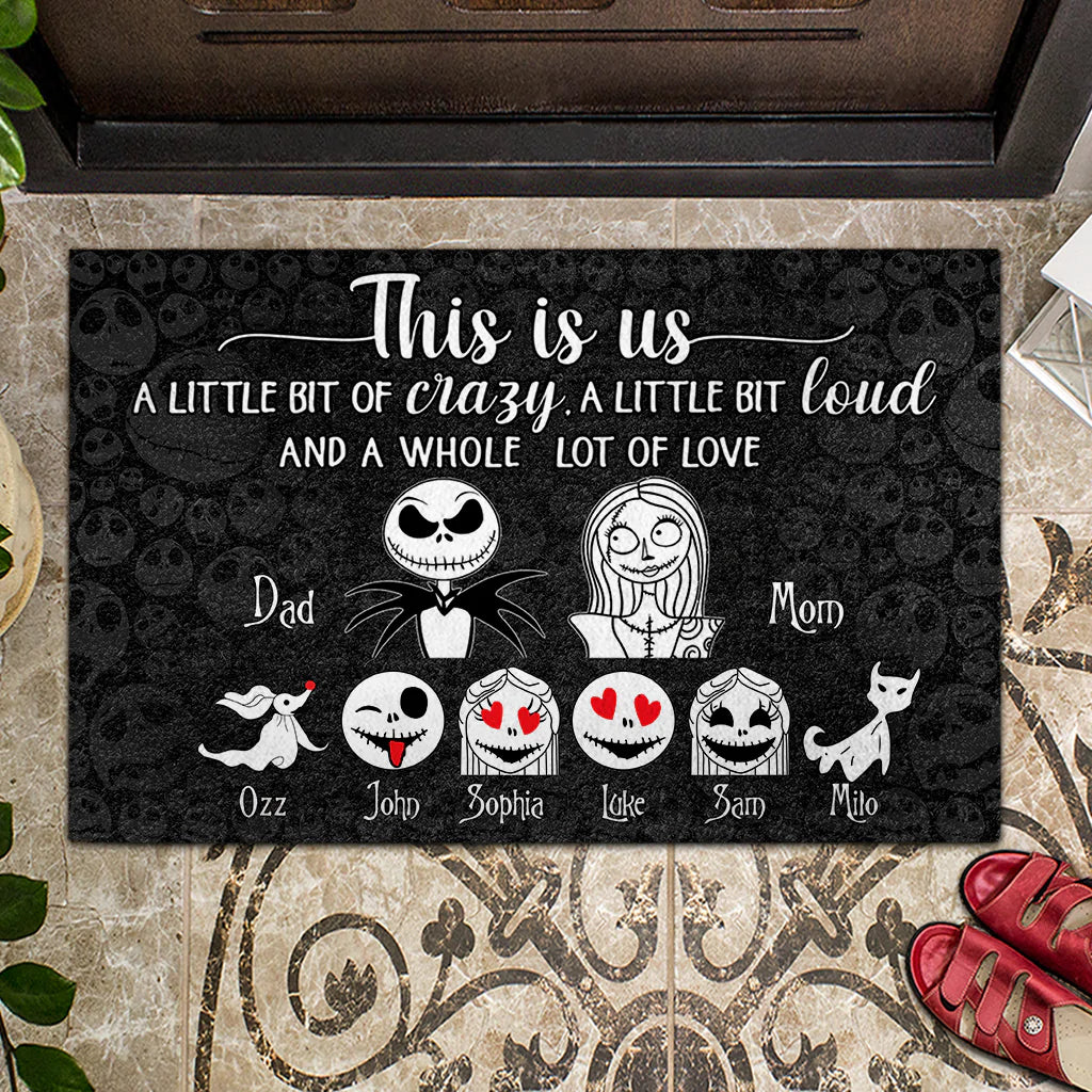 This Is Us - Personalized Nightmare Doormat