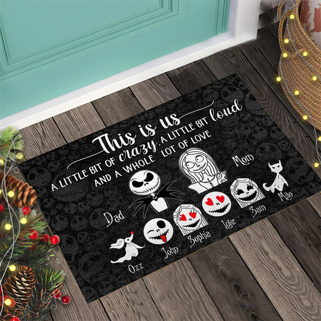This Is Us - Personalized Nightmare Doormat