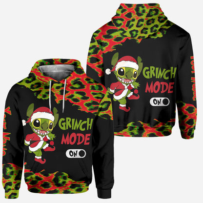 Mischief Mode On - Personalized Christmas Ohana Hoodie and Leggings