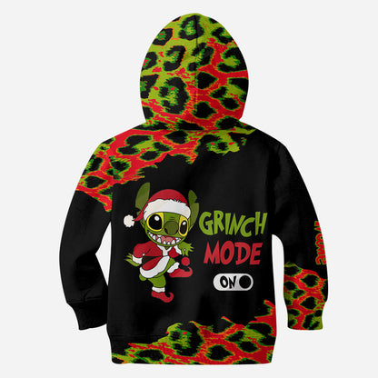 Mischief Mode On - Personalized Christmas Ohana Hoodie and Leggings