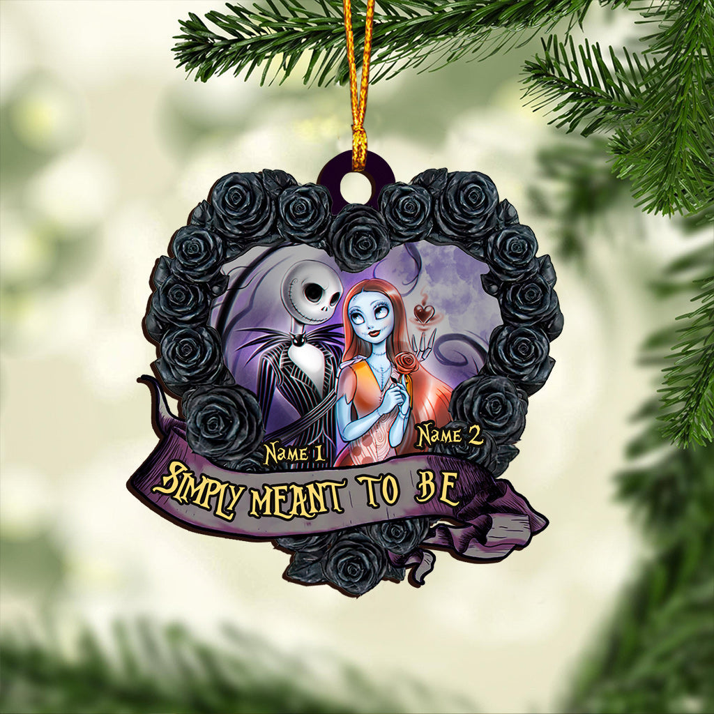 Nightmare Love - Personalized Christmas Ornament (Printed On Both Sides)