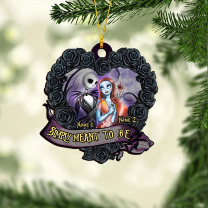 Nightmare Love - Personalized Christmas Ornament (Printed On Both Sides)