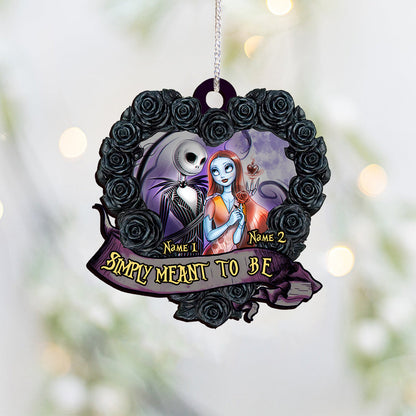 Nightmare Love - Personalized Christmas Ornament (Printed On Both Sides)