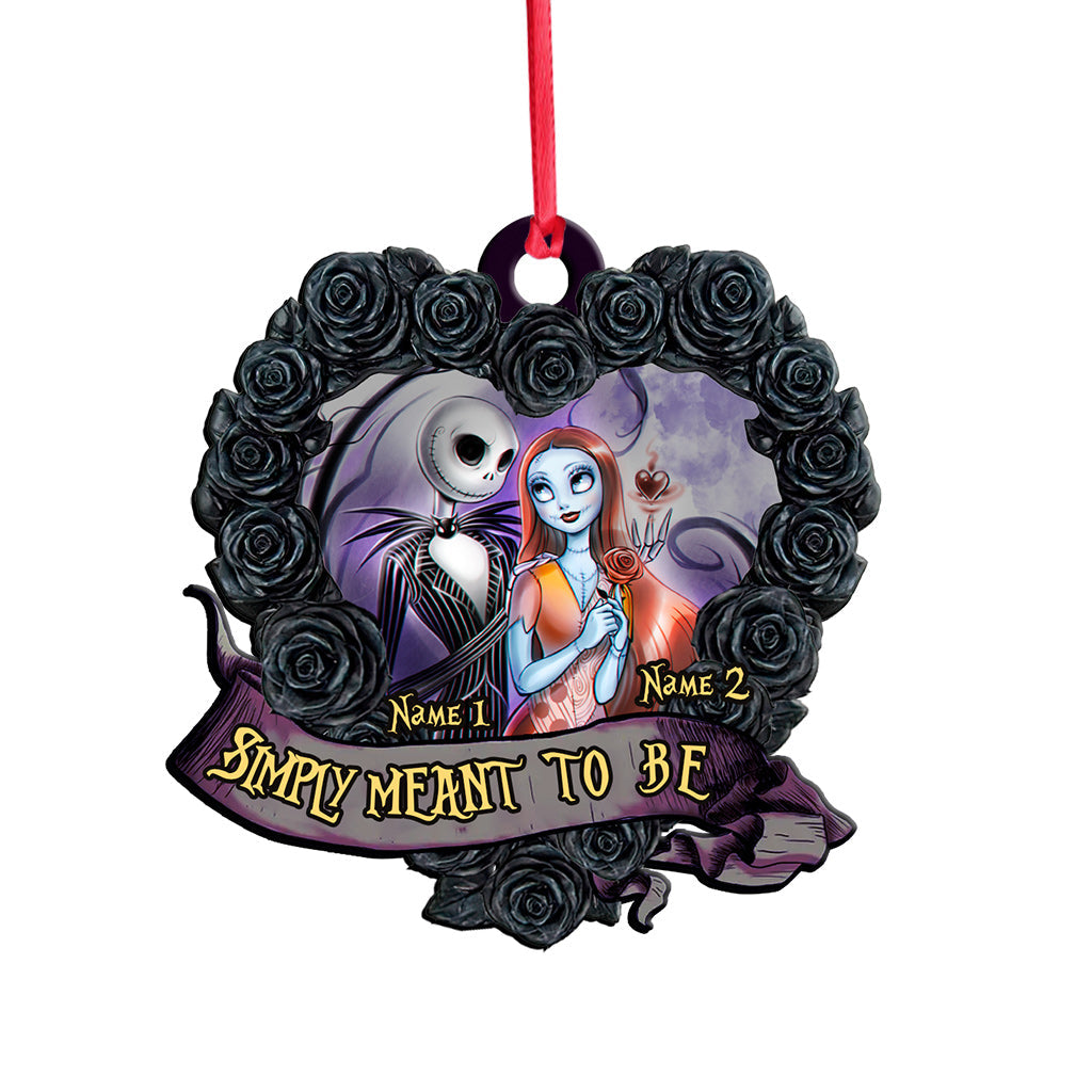 Nightmare Love - Personalized Christmas Ornament (Printed On Both Sides)