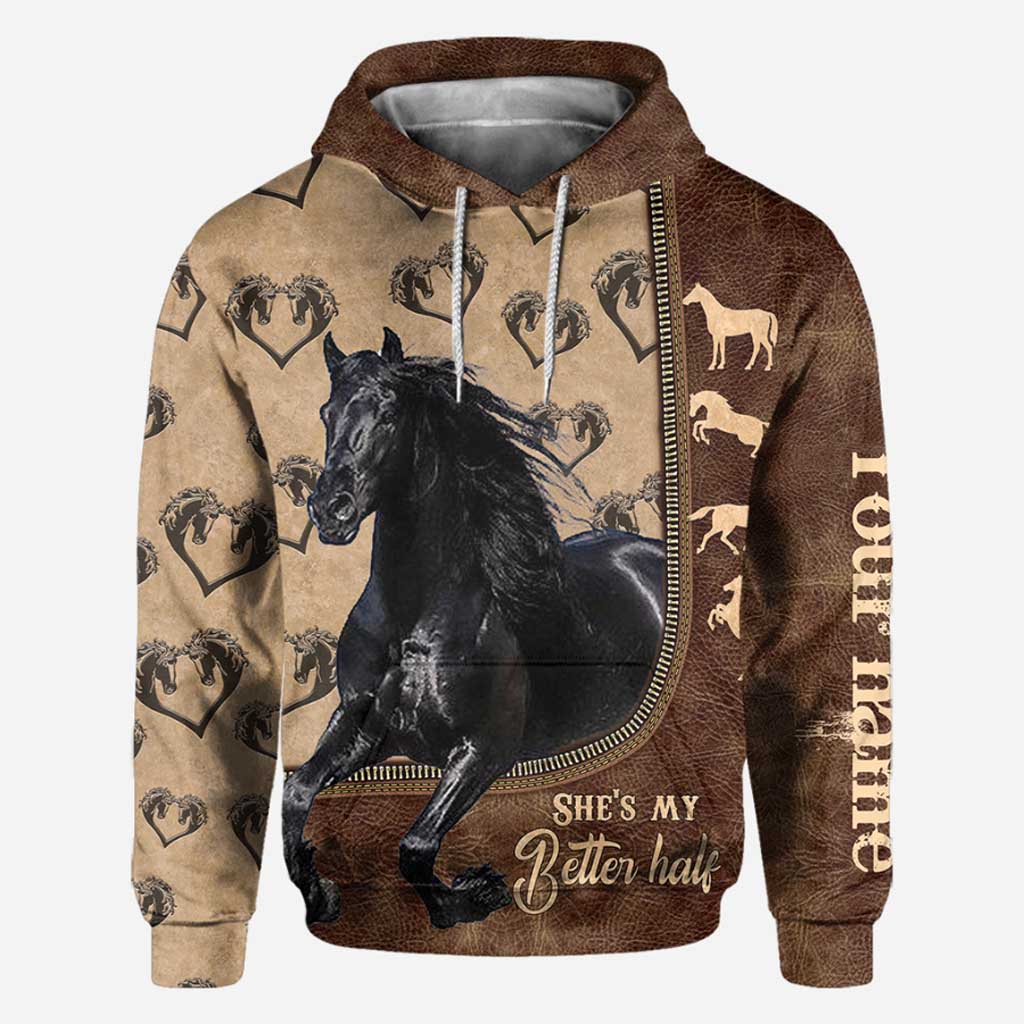 Horse Couple Lover Soul Mate - Personalized All Over T-shirt and Hoodie