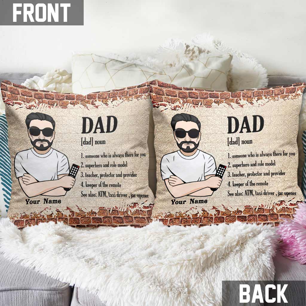 Always There For You - Personalized Father Throw Pillow