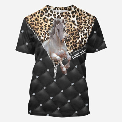 Love Horse - Personalized Horse All Over T-shirt and Hoodie