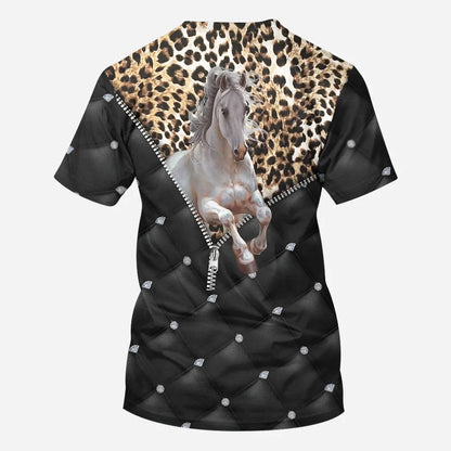 Love Horse - Personalized Horse All Over T-shirt and Hoodie