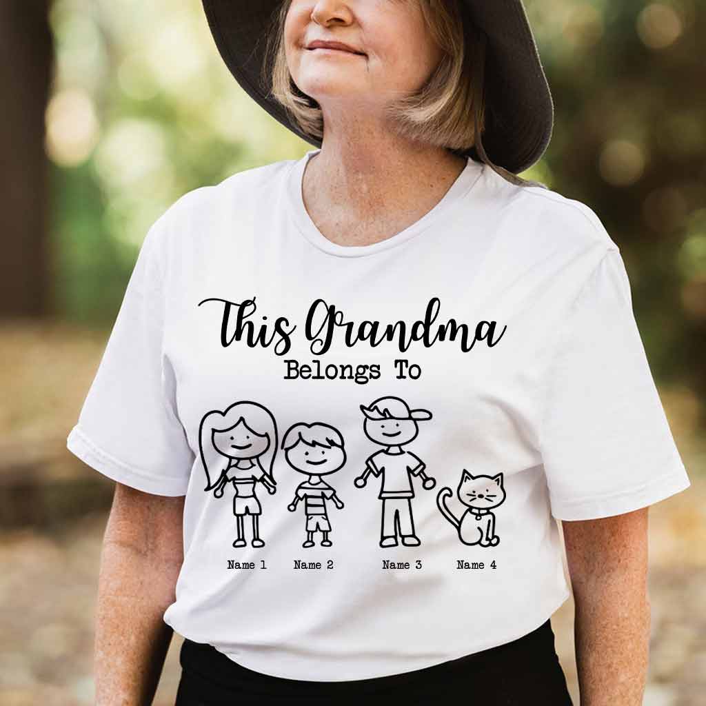 This Grandma Belongs To - Personalized Grandma T-shirt and Hoodie