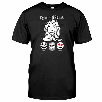 Mother/Father/Grandma/Grandpa Of Nightmares Customized T-shirt and Hoodie