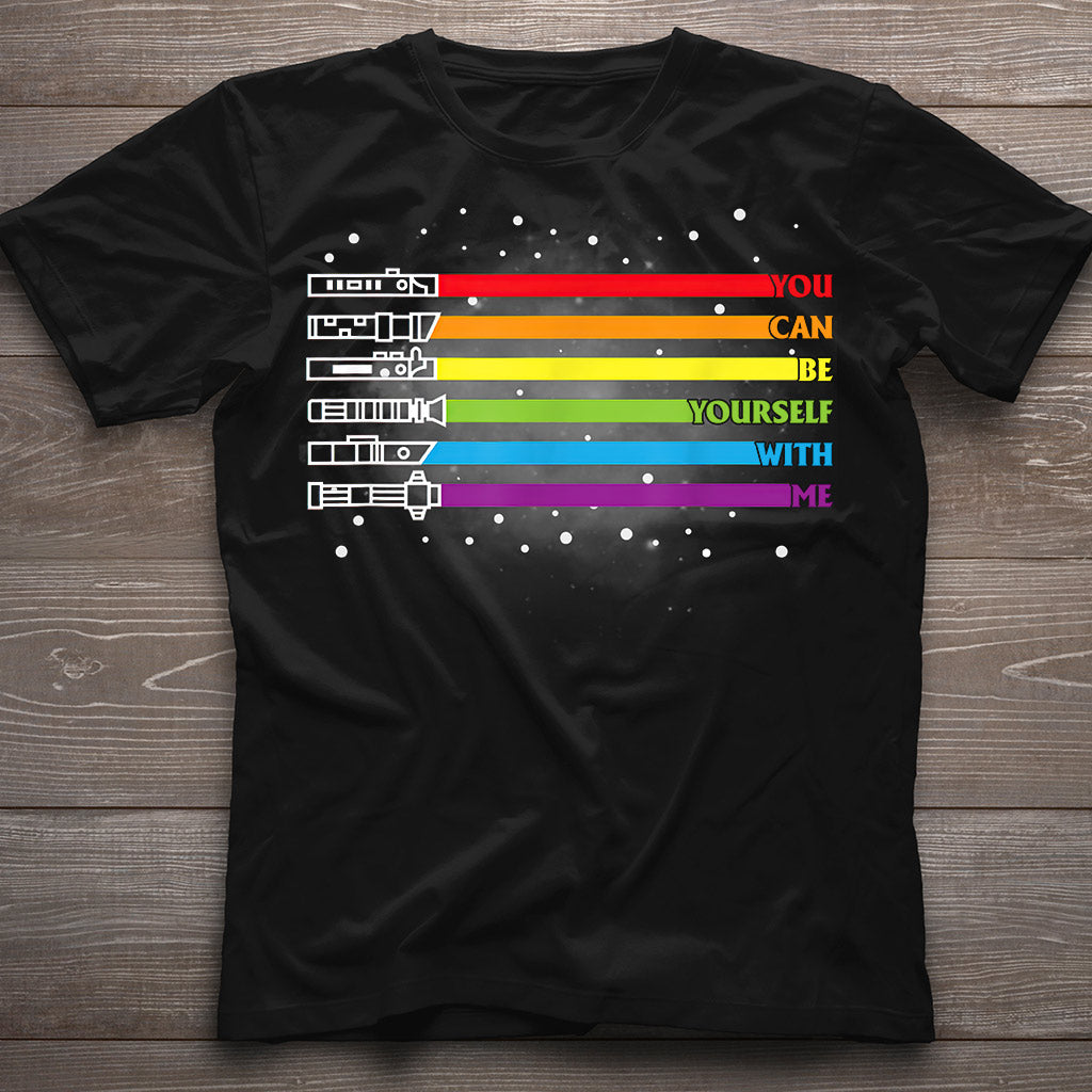 You Can Be Yourself With Me - LGBT Support T-shirt and Hoodie