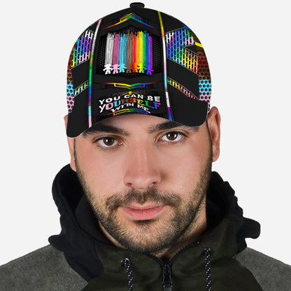 You Can Be Yourself With Me - LGBT Support Classic Cap