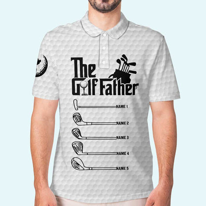 The Golf Father Grandfather Mother Grandmother - Personalized Father's Day Polo Shirt