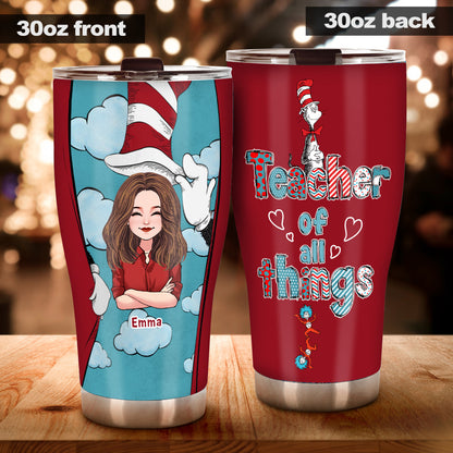 Teacher Of Little Things - Personalized Teacher Tumbler