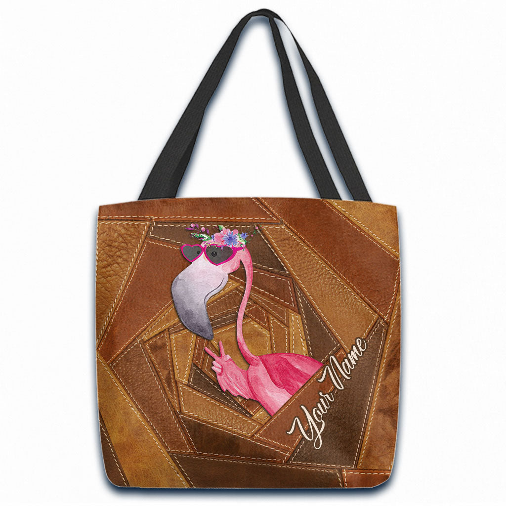 Flamingo Personalized Tote Bag