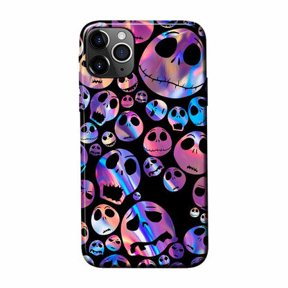 Hello Darkness Nightmare Purple Hologram Personalized Phone Case