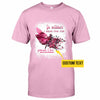In October I Wear Pink Dragonfly Polygonal - Breast Cancer Awareness Personalized T-shirt And Hoodie