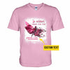 In October I Wear Pink Dragonfly Polygonal - Breast Cancer Awareness Personalized T-shirt And Hoodie