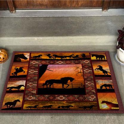 Sunset - Horse Doormat