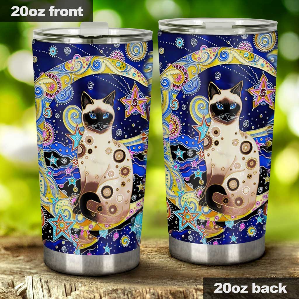 Moon Cat Tumbler