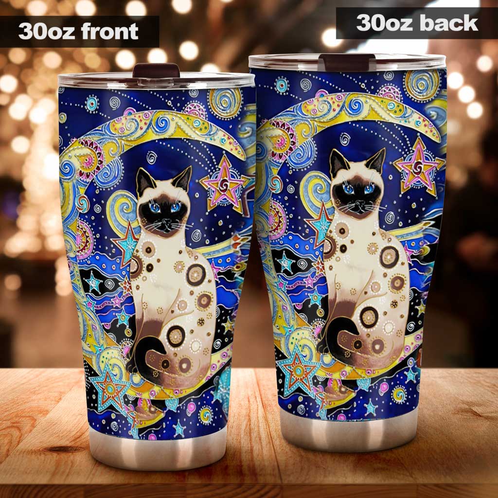 Moon Cat Tumbler