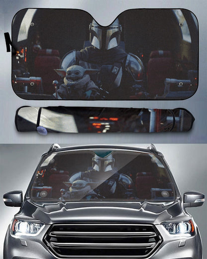 The Child - The Force Car Sunshade 0523