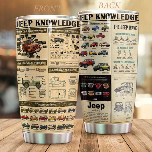 Knowledge Car Tumbler 0523