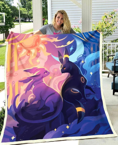 Sun And Moon Monster Trainer Blanket 0823