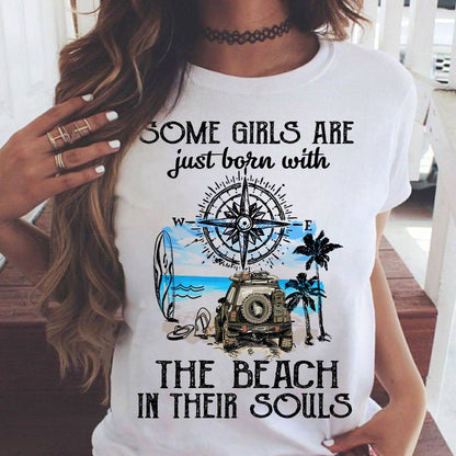 The Beach In Their Soul Car T-shirt and Hoodie 0523