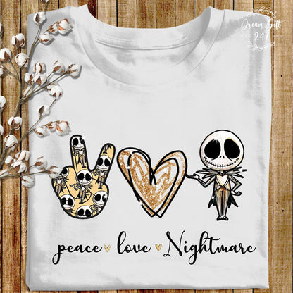 Peace Love Nightmare Nightmare T-shirt and Hoodie 0523