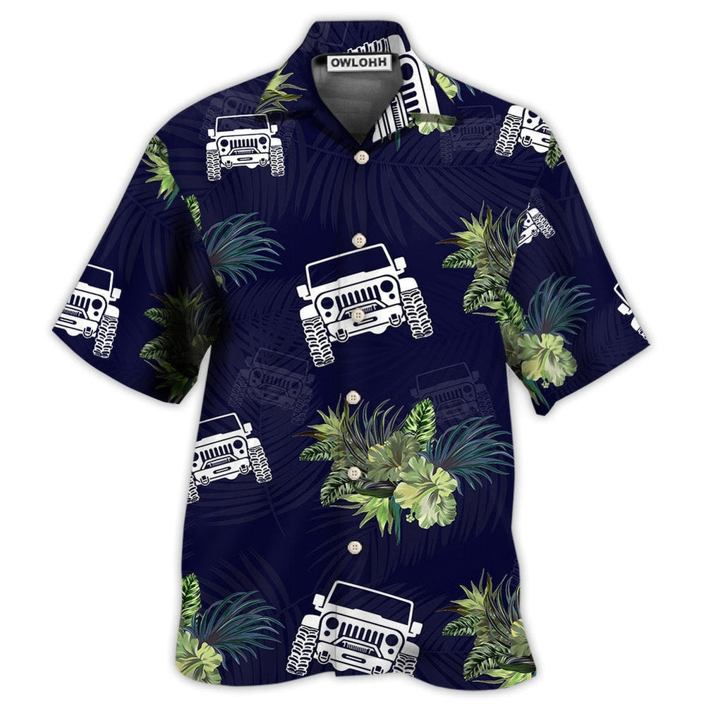 Lover Tropical Leaf Car Hawaiian Shirt 0523