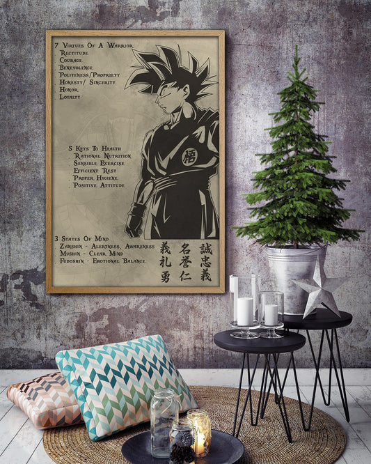 Super Warrior Seven Balls Canvas and Poster 0823