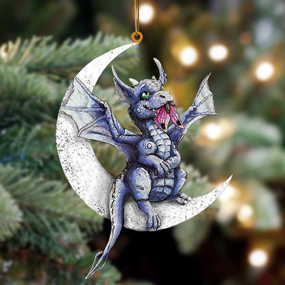 Cute Dragon - Dragon Ornament (Printed On Both Sides) 1022