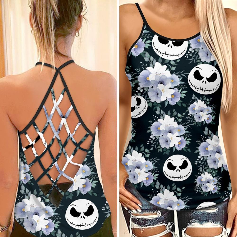 Floral Nightmare - Nightmare Cross Tank Top 0523