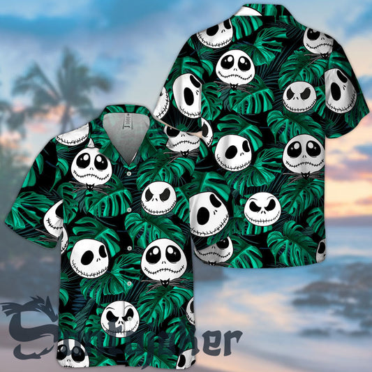 Monstera Leaves Nightmare Hawaiian Shirt 0523