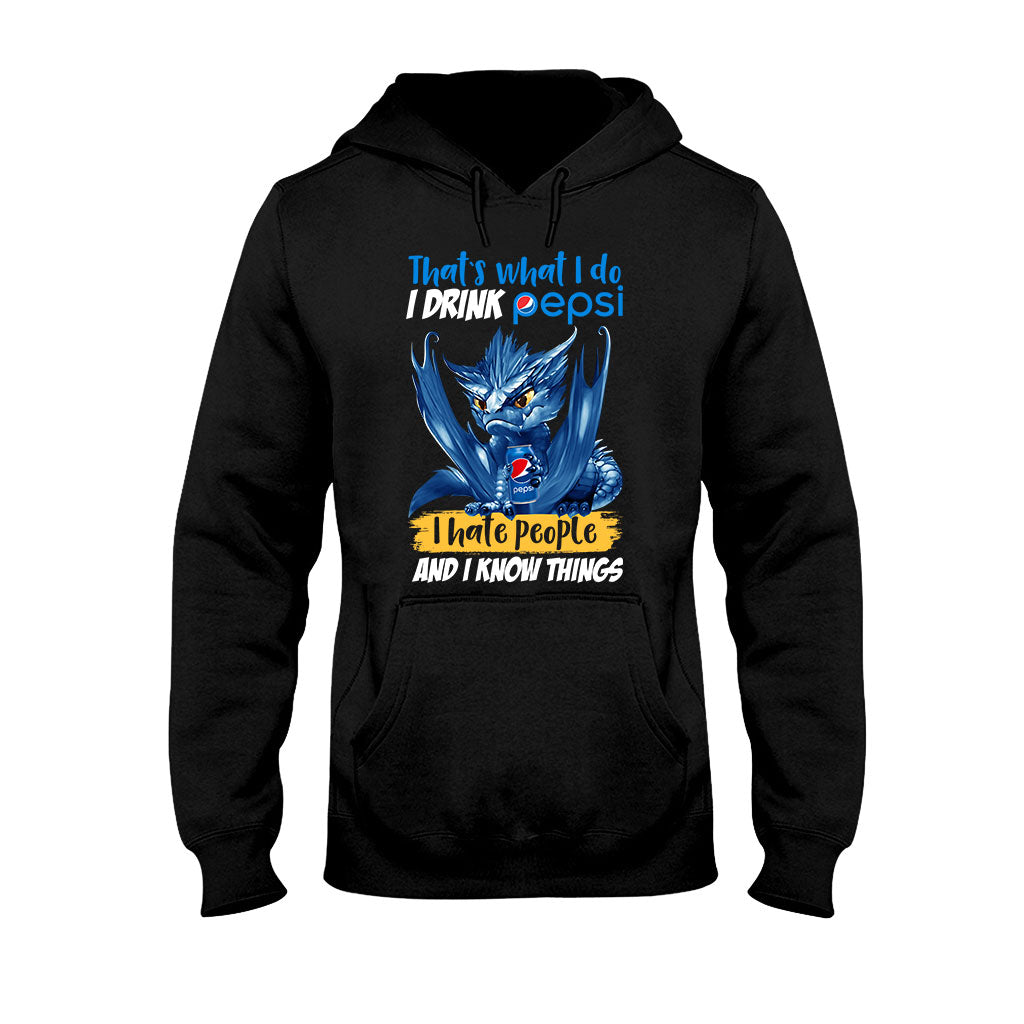 That's What I Do - Personalized Blue Soft Drink T-shirt and Hoodie