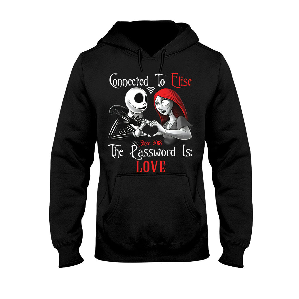 Connected To - Personalized Couple Nightmare T-shirt and Hoodie