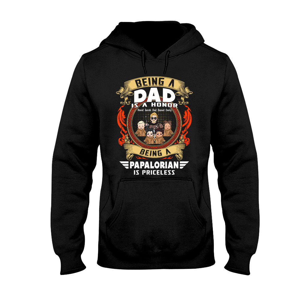 Priceless Papalorian - Personalized The Force T-shirt and Hoodie