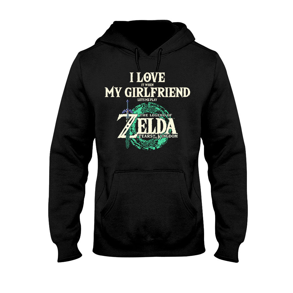 I Love My Girlfriend - Personalized The Hero's Legend T-shirt and Hoodie