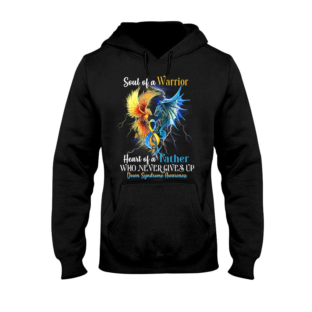 Never Give Up - Down Syndrome Awareness Personalized T-shirt And Hoodie