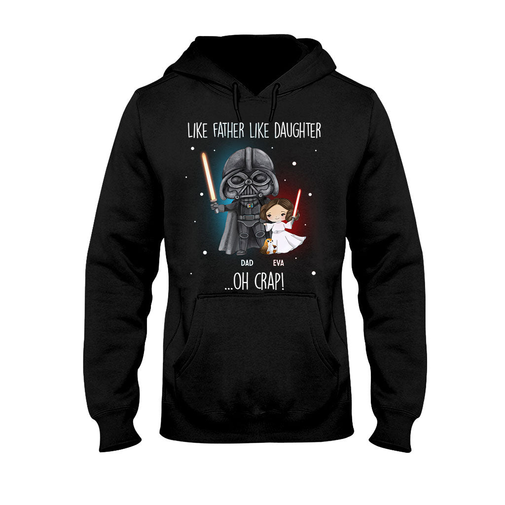 Like Father Like Daughter - Personalized The Force T-shirt and Hoodie