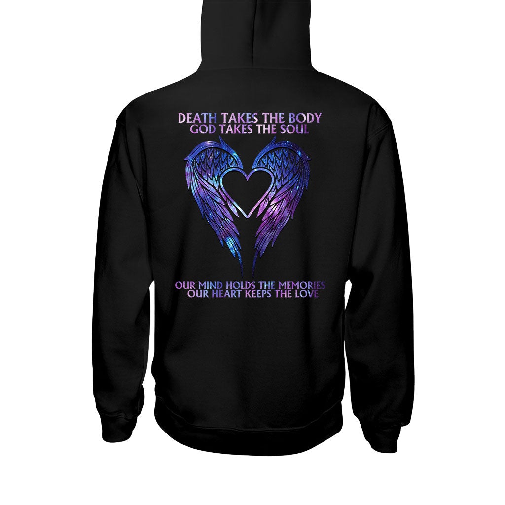 Death Takes The Body God Takes The Soul - Memorial Personalized T-shirt And Hoodie