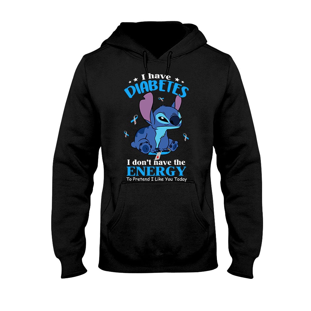 I Don't Have The Energy Diabetes Awareness T-shirt and Hoodie