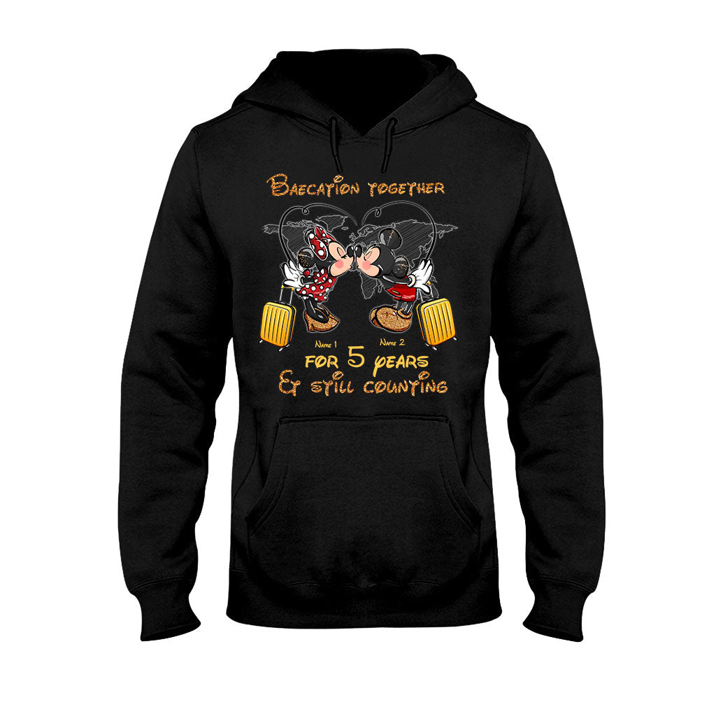 Baecation Together - Personalized Couple Travelling T-shirt and Hoodie