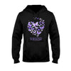 You May Not Remember Purple Butterflies - Alzheimer Awareness T-shirt and Hoodie 1121