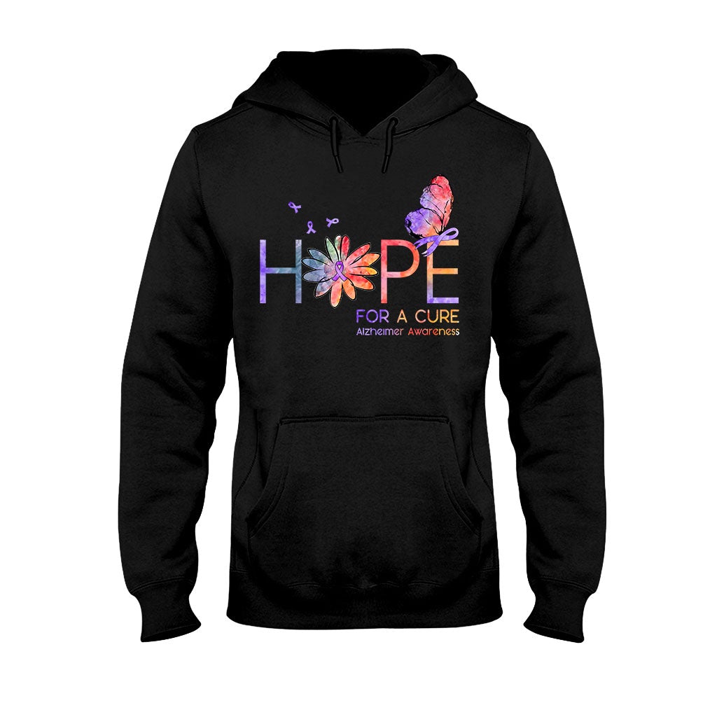 Hope For A Cure - Alzheimer Awareness T-shirt and Hoodie 1121